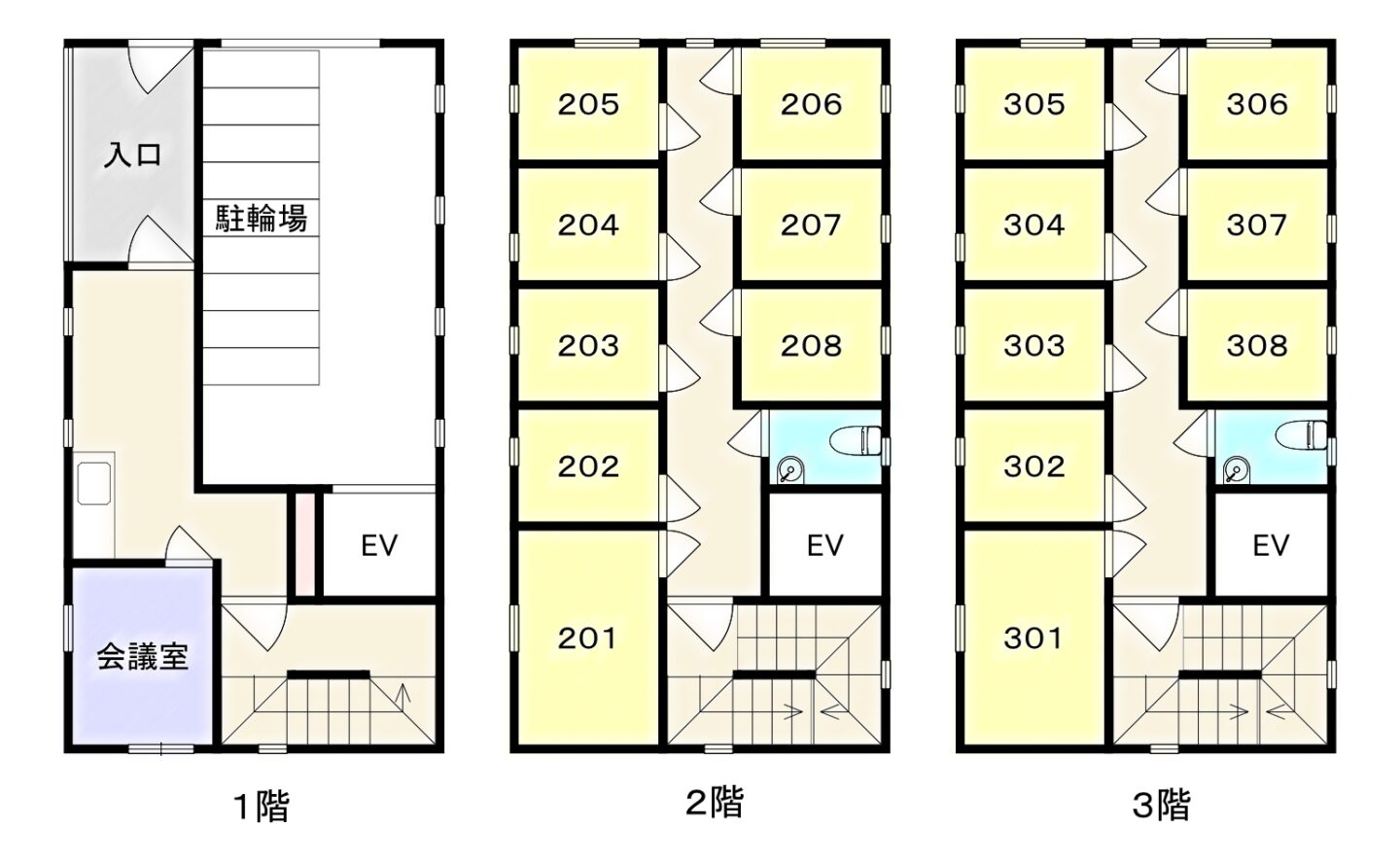 UP BASE 麻布十番　フロアマップ